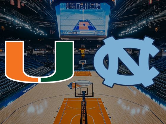 Miami Hurricanes at North Carolina Tar Heels Basketball